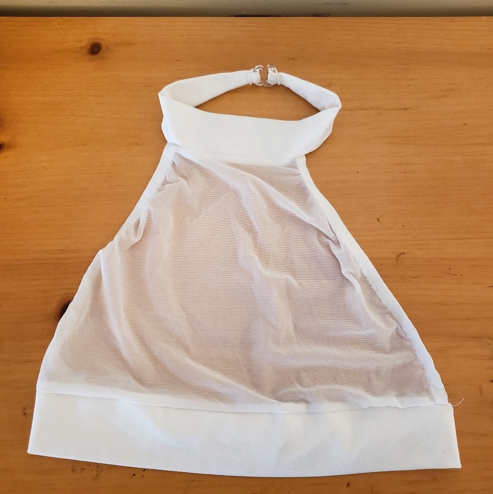 See Through Halter Rave Top